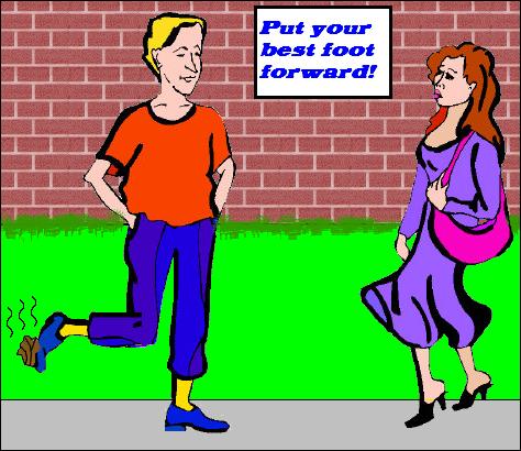 MOST people put their best foot forward online, hoping their 'friends' never learn that their other foot has just stepped in a little present that their neighbor's dog left them! MOST people put their best foot forward online, hoping their 'friends' never learn that their other foot has just stepped in a little present that their neighbor's dog left them!