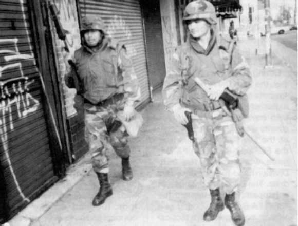 L.A. riots required troops to stop the violence L.A. riots required troops to stop the violence