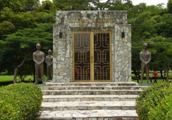 Mausoleum of assassinated President Omar Torrijos of Panama was an ugly testament to the fates of the Central American leaders who wouldn't play ball with our corporatocracy Mausoleum of assassinated President Omar Torrijos of Panama was an ugly testament to the fates of the Central American leaders who wouldn't play ball with our corporatocracy