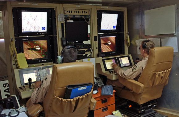 Predator drone operators—they fly drones by remote control with joysticks and shoot missles the same way Predator drone operators—they fly drones by remote control with joysticks and shoot missles the same way