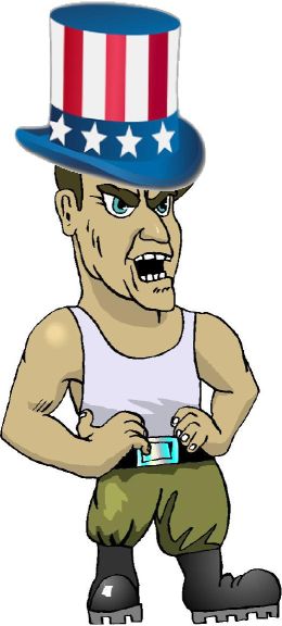 'How do you manage anger, Uncle Sam?' asks the leader. 'I just kill someone!' says Uncle Sam.' 'How do you manage anger, Uncle Sam?' asks the leader. 'I just kill someone!' says Uncle Sam.'