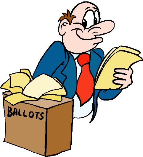 A guy committing voter fraud via ballot box stuffing A guy committing voter fraud via ballot box stuffing