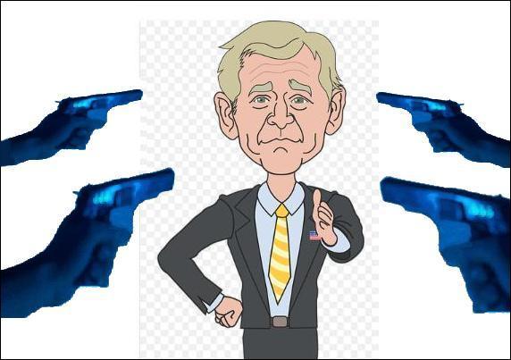 Dubya considers any opposition to his policies to be no less than an act of treason. That sounds like a paranoid schizophrenic to us Dubya considers any opposition to his policies to be no less than an act of treason. That sounds like a paranoid schizophrenic to us