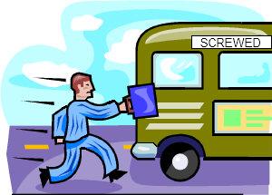 Once the Disaster Capitalism exploiters get their claws into the people, the people are so far beyond screwed they couldn't catch a bus back to screwed Once the Disaster Capitalism exploiters get their claws into the people, the people are so far beyond screwed they couldn't catch a bus back to screwed