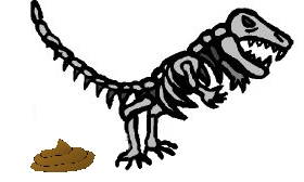 One cannot prove the dino dropped the dukey One cannot prove the dino dropped the dukey