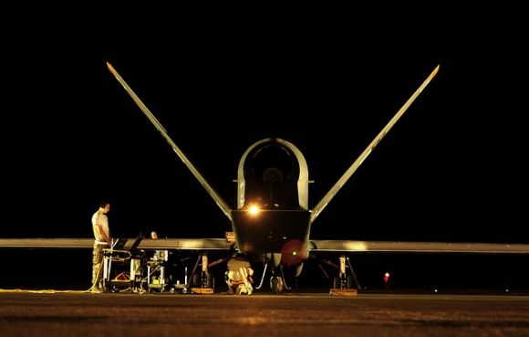 Maintenance of killer drone Maintenance of killer drone