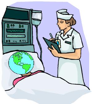 Earth, most likely, is in a hospice situation Earth, most likely, is in a hospice situation