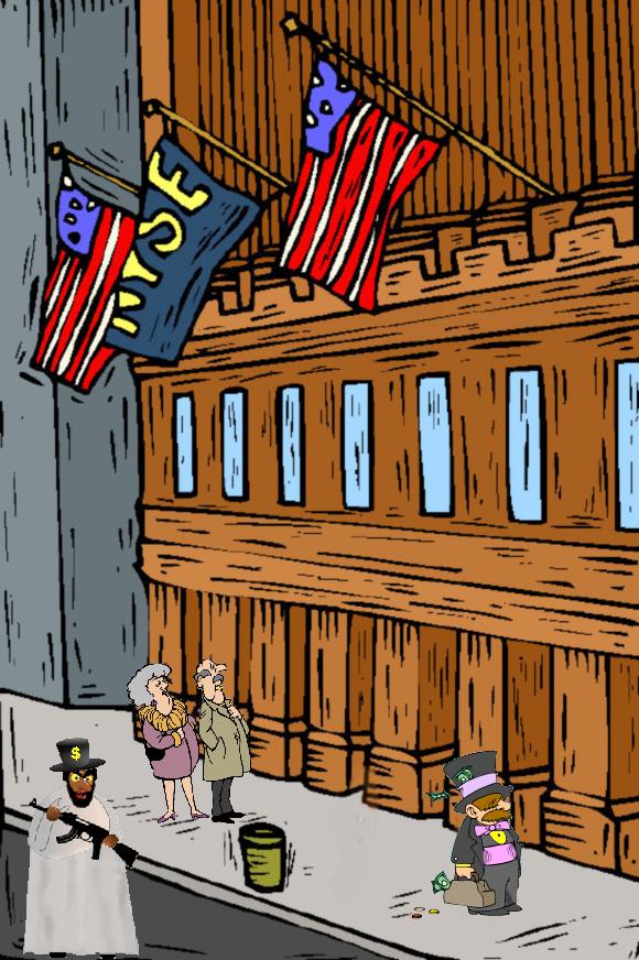 Economic terrorist on Wall Street Economic terrorist on Wall Street