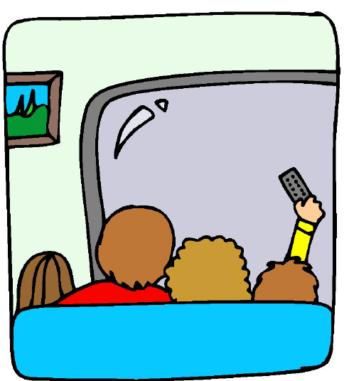 Adults and kids often opt for their TVs—distant friends are inconvenient Adults and kids often opt for their TVs—distant friends are inconvenient
