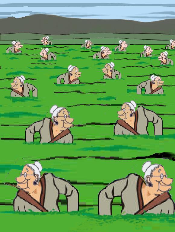 Granny farming is a form of voting fraud in which pre-marked absentee ballots are taken to nursing homes to be used and mailed by residents—note our image's resemblence to the horror film Motel Hell Granny farming is a form of voting fraud in which pre-marked absentee ballots are taken to nursing homes to be used and mailed by residents—note our image's resemblence to the horror film Motel Hell