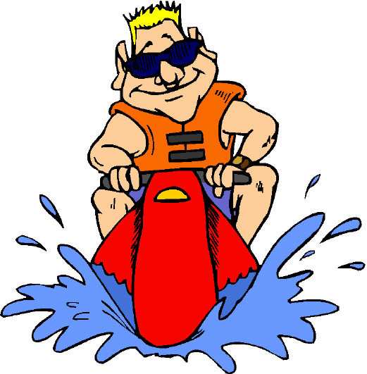 . . . now I zip along the surface like a guy on a Jet Ski . . . now I zip along the surface like a guy on a Jet Ski