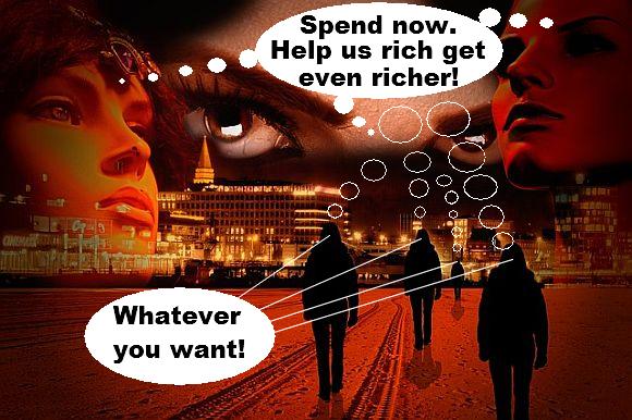 Oligarchs maintain various mind control tactics to make us continue to be loyal consumers—Trump employs the same mind control tactics to make us continue to be loyal Trumpists Oligarchs maintain various mind control tactics to make us continue to be loyal consumers—Trump employs the same mind control tactics to make us continue to be loyal Trumpists
