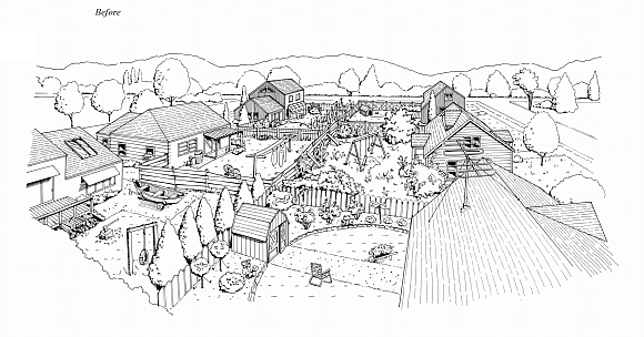 A neighborhood before MC enhancements A neighborhood before MC enhancements