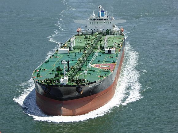 An oil tanker