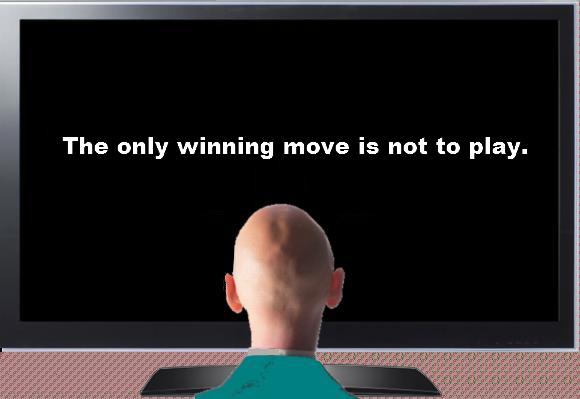 If only we could use the WarGames insight in the international race to attain the superintelligence singularity! If only we could use the WarGames insight in the international race to attain the superintelligence singularity!