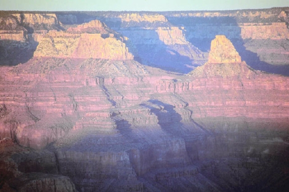 Canyon with water and glacier erosion Canyon with water and glacier erosion