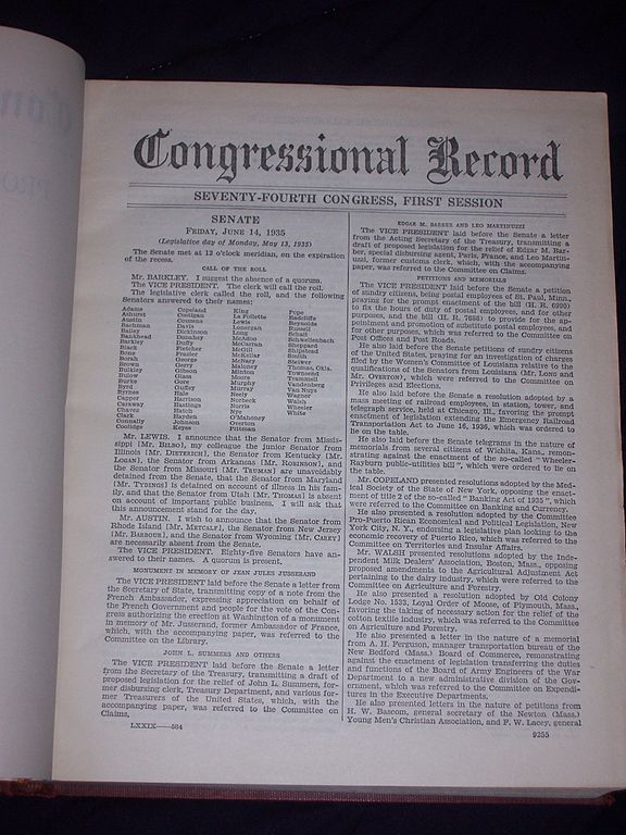 Congressional Record Congressional Record
