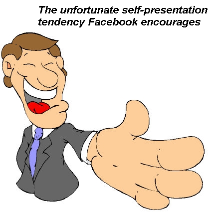 Facebook encourages false-self actualization, not real self-actualization; and connections, not bonds Facebook encourages false-self actualization, not real self-actualization; and connections, not bonds