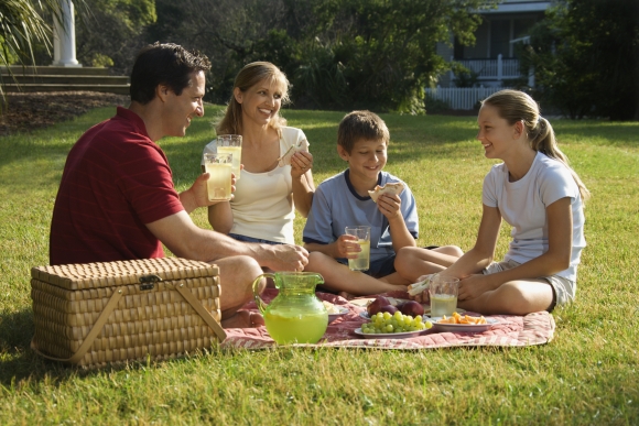A nuclear family A nuclear family