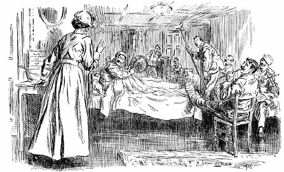 A hospital ward A hospital ward