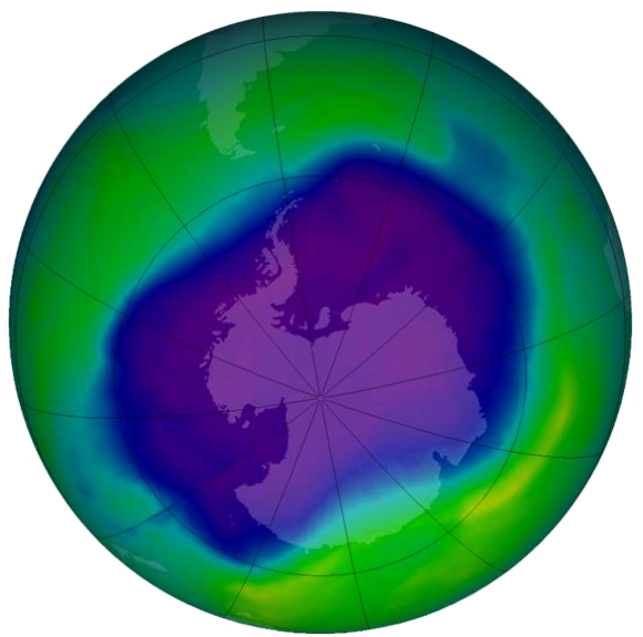 The hole in the ozone layer The hole in the ozone layer